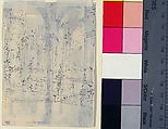 Design for Stage Set with a Circular Arcade (recto); Sketch for Stage Set with Circular Arcade (verso), Attributed to Giovanni Battista Natali III (Italian, Pontremoli, Tuscany 1698–1765 Naples), Pen and brown ink, brush and gray wash, over traces of graphite (recto); pen and brown ink (verso)